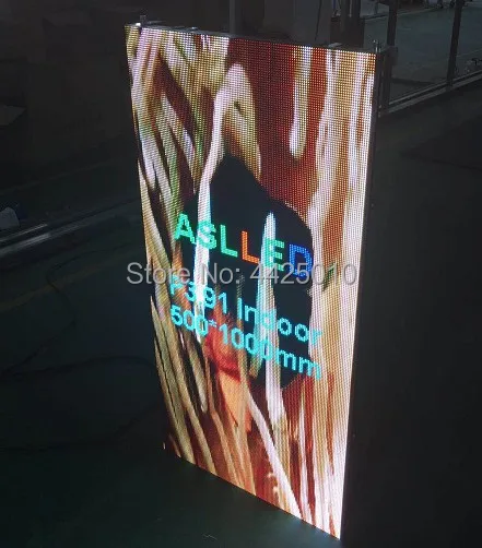 ASLLED  P3.91 Special stage LED screen, LED Box 500mm*1000mm . Includes LINSN908 / power supply