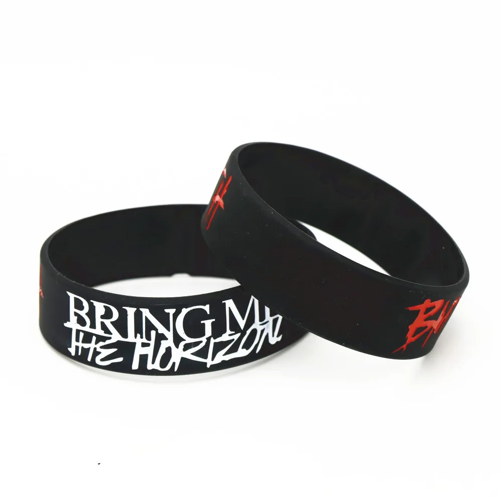 1PC Music Band Wide letters Silicone Bracelets&Bangles Death Metal Rock Music Silicone Wristband Fans Gifts SH211