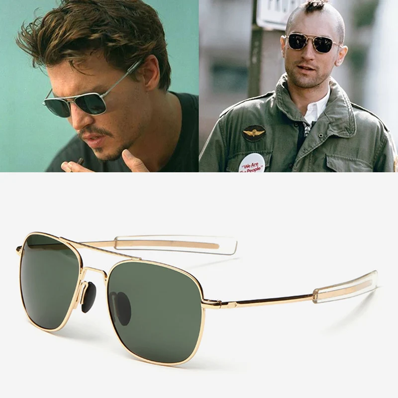 Classic Top quality USA Air Force military Aviation Men Polarized Sunglasses Driving Women Sun Glasses Oculos de sol Masculino