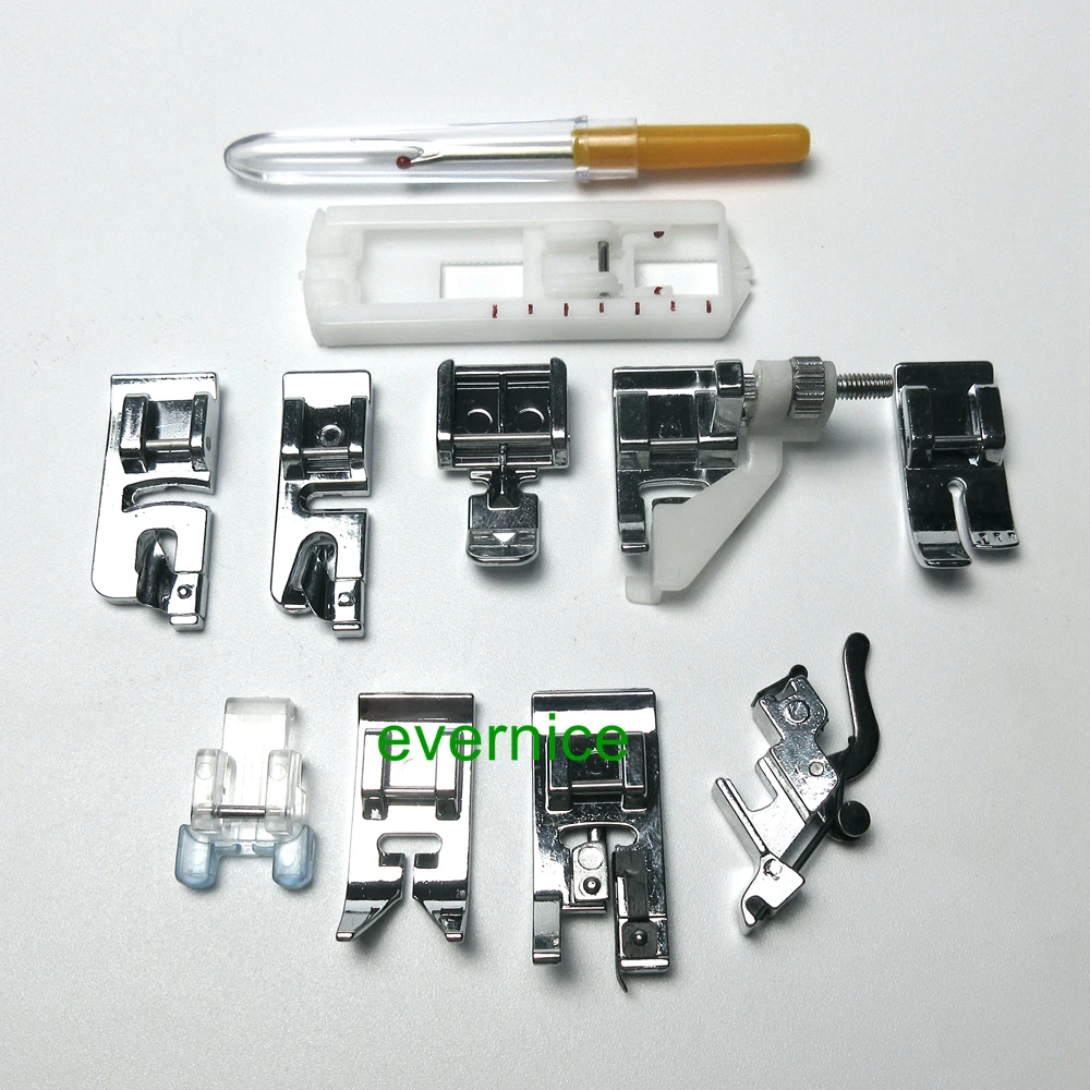 

12 оснастки на низком хвостовике ноги Holde для Alphasew Bernina Brother швейные машины