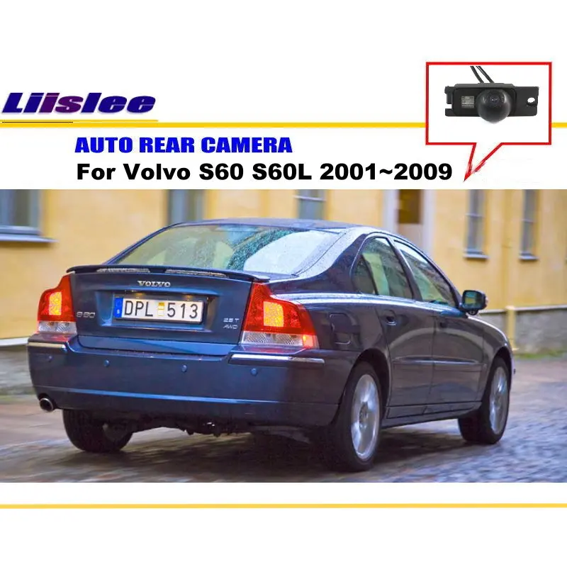 For Volvo S60 S60L 2001-2009 Car Rear View Rearview Camera Backup Parking AUTO HD CCD CAM Accessories Kit