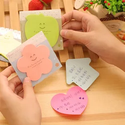 Candy colors Creative Sticky Notes Memo Pad Paper Sticker Gift Cartoon Cute Wall stickers Fridge sticker N times 8 color