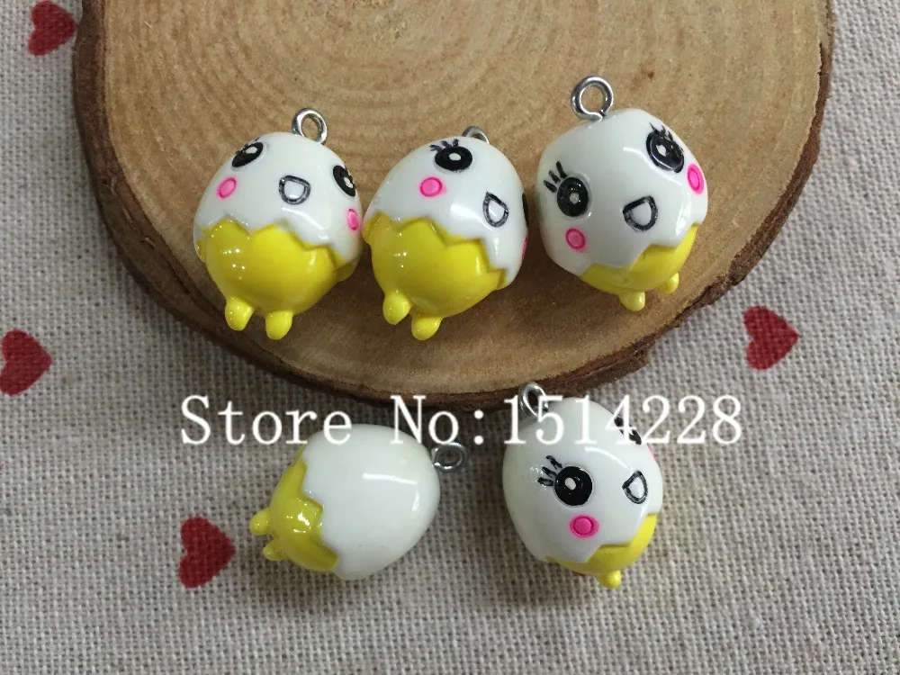 Mina Free shipping!  Cute charms.3D resin little monster egg pendant for key chain/phone decoration,DIY.