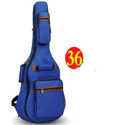 Professionale protable 34 36 acustica basso legno chitarra custodia morbida gig bag zaino copertura concerti bolsa spalla strap impermeabile