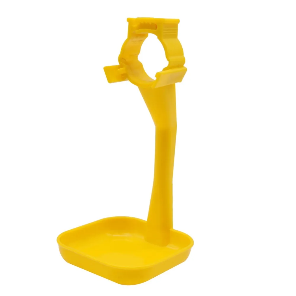 100 Sets Poultry Feeding Chicken Nipple Fitting Yellow Plastic Cups Pick Poultry Drinking Water Equipment 25mm Pipe Diameter