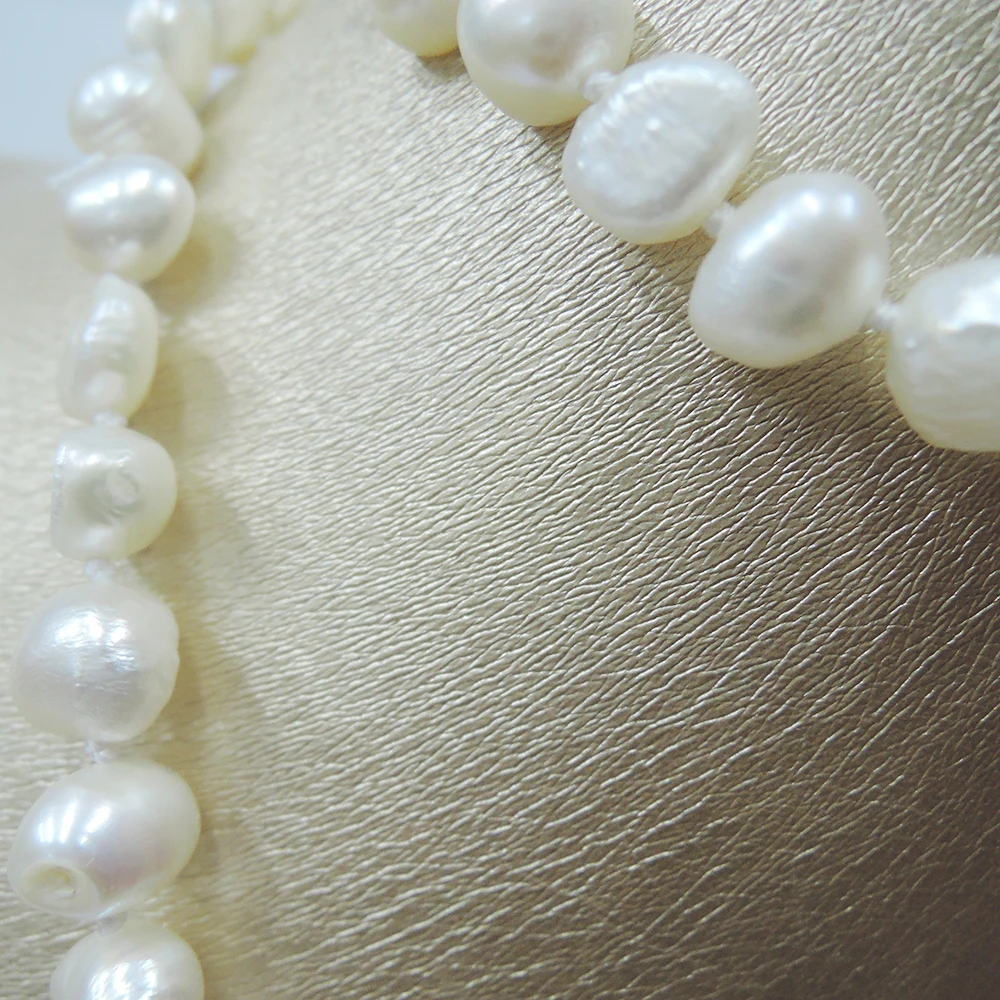 100% NATURE FRESHWATER PEARL LONG   NECKLACE-80 CM baroque pearl necklace