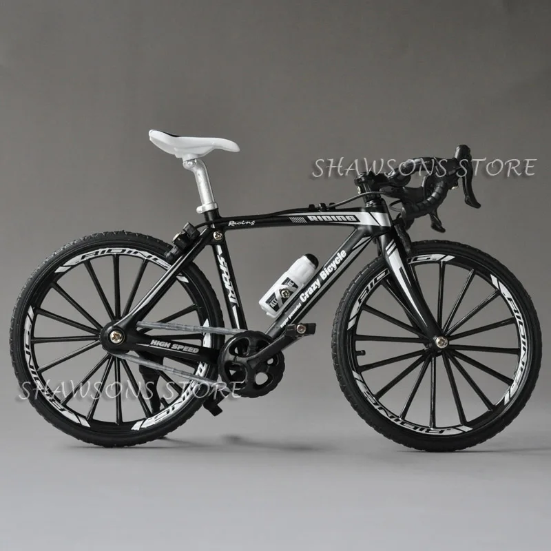 1:10 Scale Diecast Metal Bicycle Model Toys Racing Cycle Cross Road Bike Miniature Replica Collection