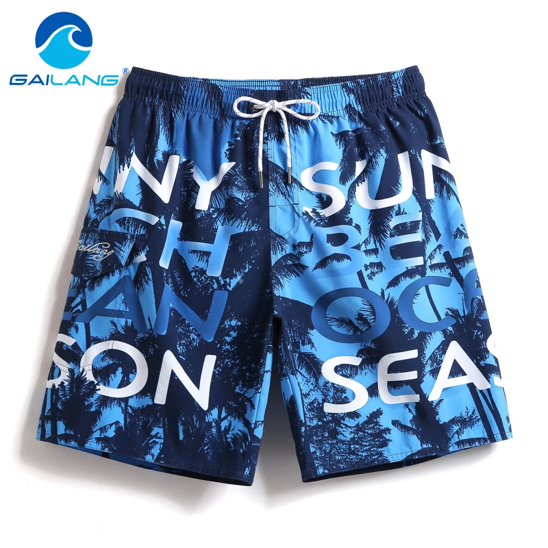 

GAILANG Brand Swimwear Beach Man Trunks Board Shorts Quick Dry Bermuda Men's Swimsuit Active Jogger Boxers Suits XXXL size