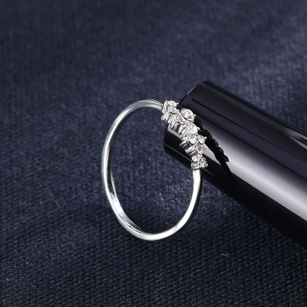 Stylish Fashion Women Ring Finger Jewelry Rose Gold /Sliver /Gold Color Rhinestone Crystal Opal Rings 6/7/8/9 Size Hot Sale