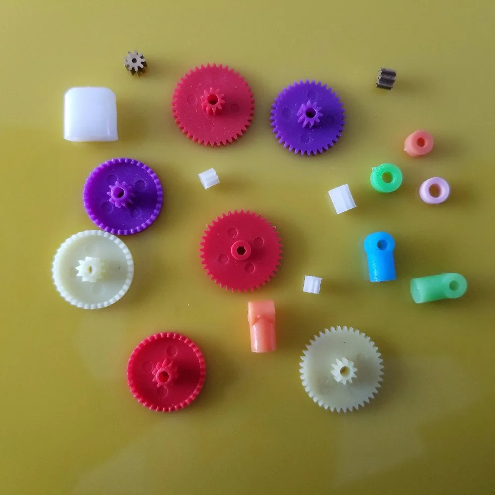 18pcs/bag K878Y DIY Multi Standards Mixed Gear and Connect Parts Bag 0.4 Module Free Russia Shipping