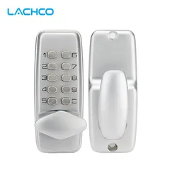 Lachco fechadura mecânica sem chave, fechadura código teclado digital armário casa entrada segurança porta bloqueio l16067bs