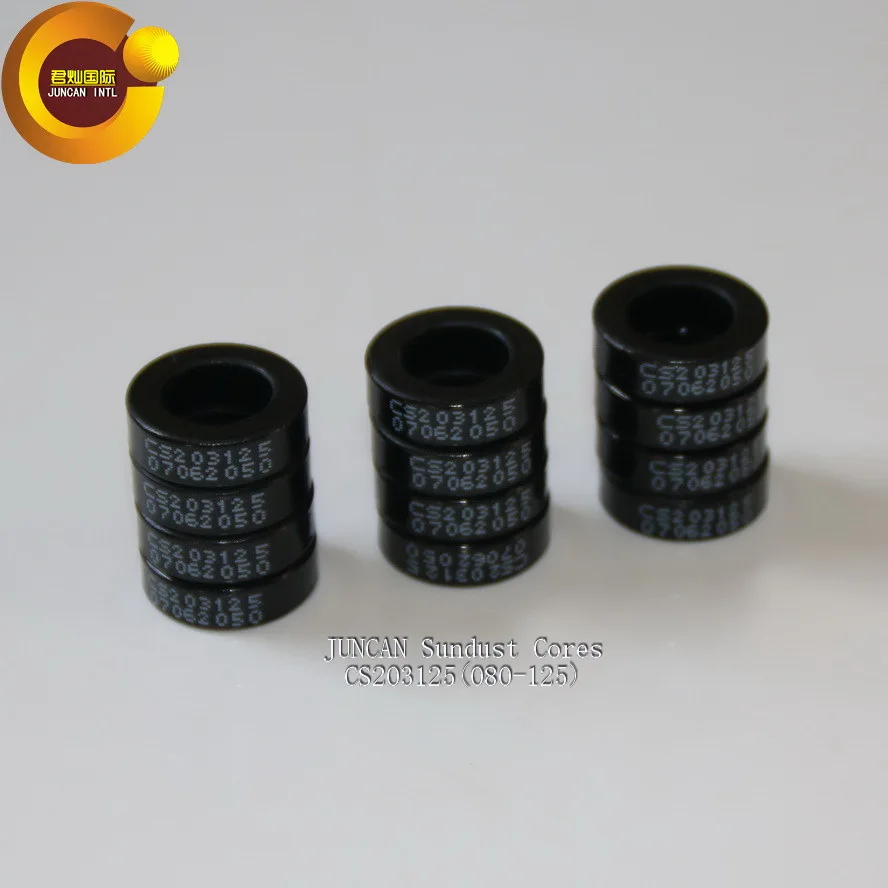 Núcleos Sendust 080125 CS203125 Núcleos magnéticos