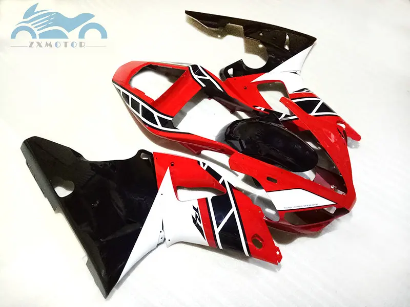 Customized motorcycle fairing Kits Fit for YAMAHA 2000 2001 YZFR1 00 01 YZF R1 ABS plastic fairings kit red black aftermarkets