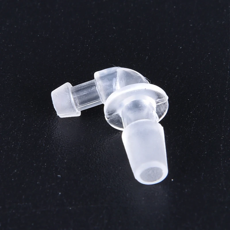 2PCS Style Tubing Adaptor Hearing Aid Accessories Transparent Eartip Connector Earphone Cord Tubing Connector