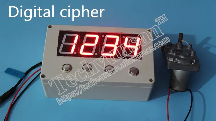 Human secrets room escape room props Digital cipher 4 - bit display screen Digital panel Takagism adventure game