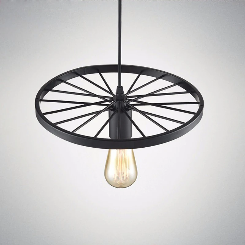 러시아 펜던트 조명, 빈티지 인더스트리얼 램프, 북유럽 금속 휠 조명, 로프트, 식당용 조명, 크리스마스 웨딩 장식용
