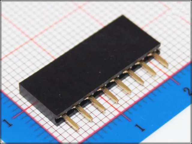 100-pecas-8-pinos-1-8-1x8p-fileira-unica-1x8-saidas-254mm-espacamento-femea-pino-conector-de-cabecalho