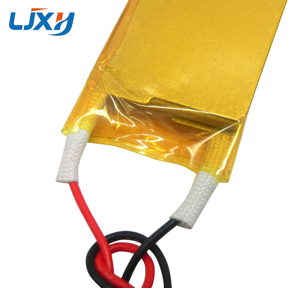 LJXH 2PCS 12V 30x24x3mm Thermostat PTC Heating Element 60/140/180/230 Degrees Insulating Film Wattage 2-10W/4-12W/6-15W/12-45W