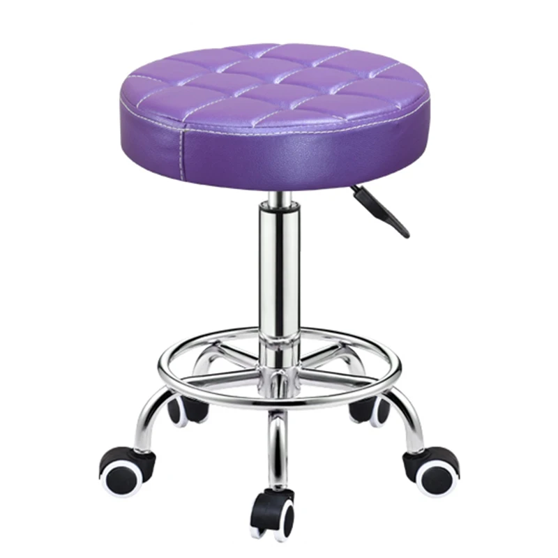 Beauty salon chair Bar stool swivel chair adjustable lift stool hydraulic swivel stool spa tattoo facial massage salon furniture