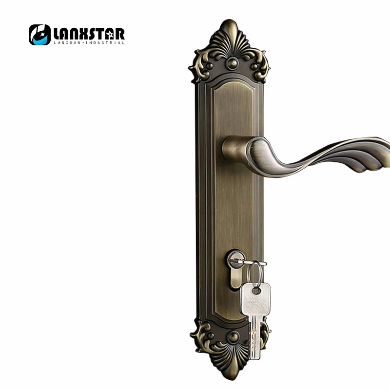 

Manufacturer Supply Large Lock-body Three Shaft Door Lock Wholesale Mute Lockcore High Strength Zinc Alloy Handle Locks