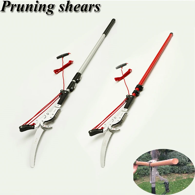 

High Altitude Pruning Shears Telescopic Pruning Shears With 4.2cm Cutting Diameter Scissors Garden Tools For Tree Pruning 1pcs