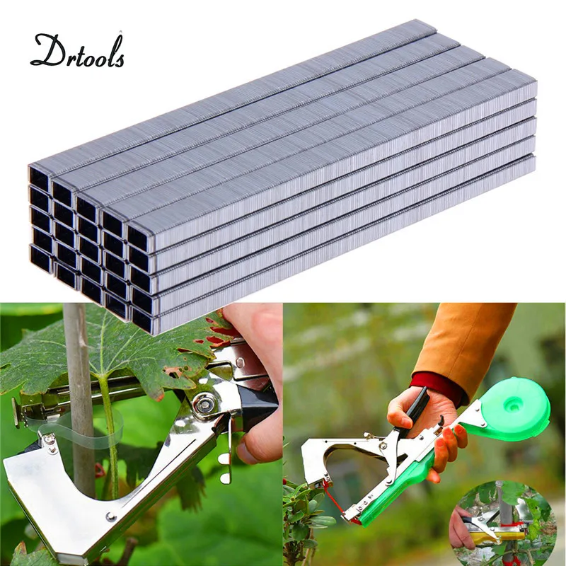 Tapetool-pin de grapas de atado, herramienta de cinta de uñas, máquina de secar árboles frutales, paquete de plantas, tronco de jardín, conectgt031, 10000pcs-pack