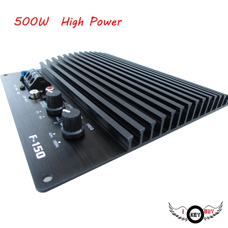 

I Key Buy High-power 500W Car Stereo Amplifier Board Can Push 8 To 12 Inch Cars Audio Subwoofer Booster Wiring Control Black