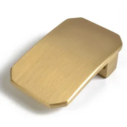 Pure Solid Brass Belt Buckles, Rectangle Blank, DIY Leather Craft Accessories, Brushed Metal Bu, 40mm, 100%