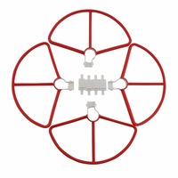 4PCS quick release cover for Hubsan Zino H117S Quadcopter accessory remote drone protection ring red