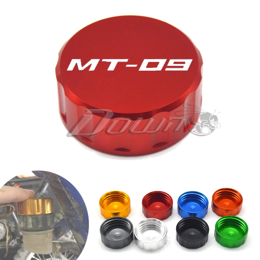 

For Yamaha MT09 MT-09 FZ09 FJ-09 Cylinder Reservoir Cover CNC billet Aluminum Rear Brake Fluid Reservoir Cap Cover
