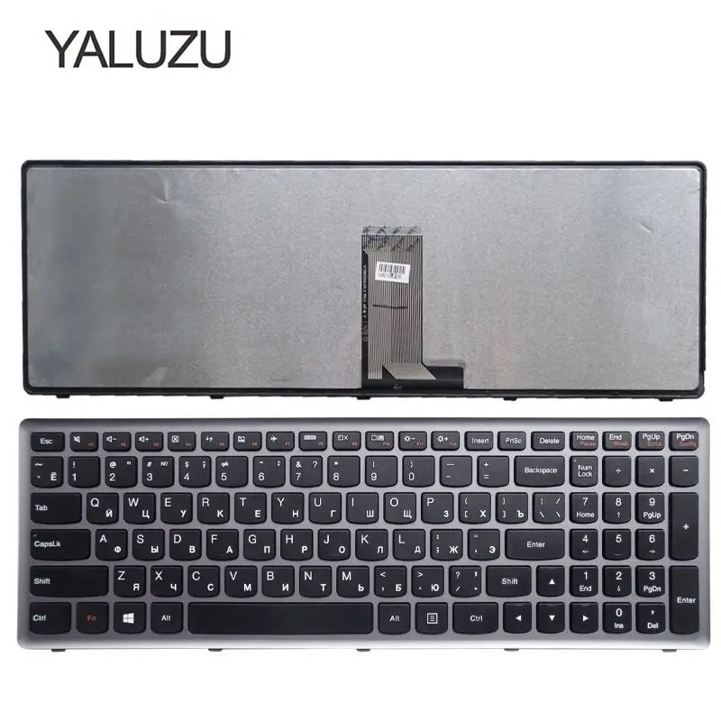 

RU Russian Laptop Keyboard For LENOVO NSK-BF1SU 0KN0-B62RU13 V-136520MS1 25211215 9Z.N8RSU.10R 25211335 25211304 T6B1-RU