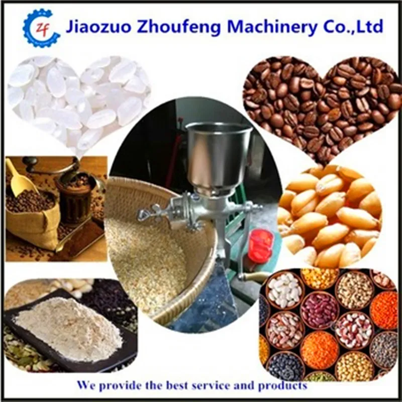 Maize flour mill hot sale mini manual sorghum corn grinding machine  ZF