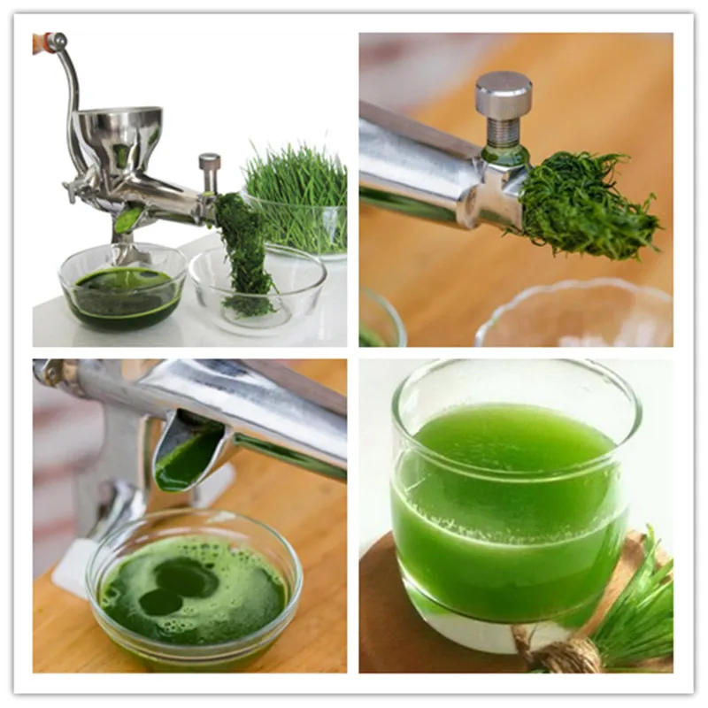 

Wheat grass juicer stainless steel rotatory hand fruit vegetable wheatgrass juice squeezer grinder pomegranate press juicer