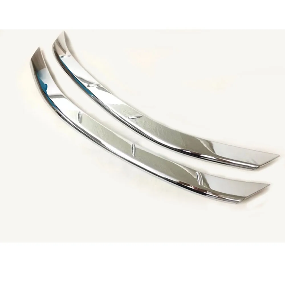 سيارة ABS كروم رئيس الجبهة ضوء الحاجب كشافات اغطية الحرس الإطار ملصق مصباح لهوندا CRV CR-V 2017 2018 2019 2020 2021