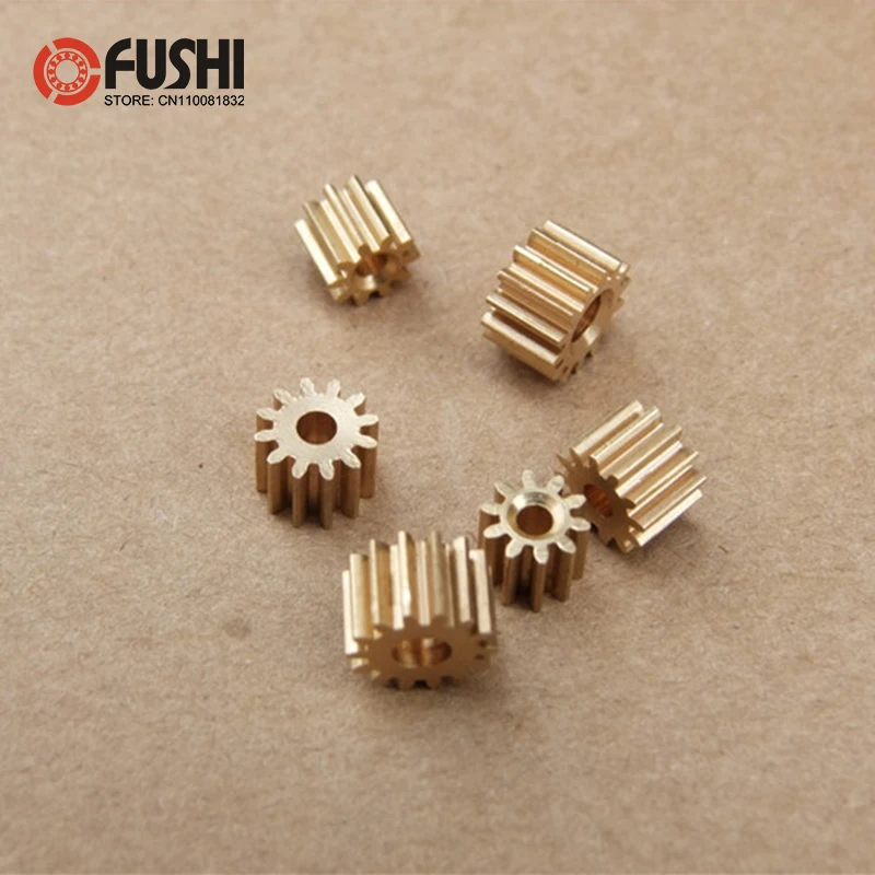 

91A Brass Gear Pore 0.97 mm For Shaft 1mm ( 10 Pcs ) 9 Teeth Motor Shaft Gears Modulus 0.4 DIY Toys RC Model Cars