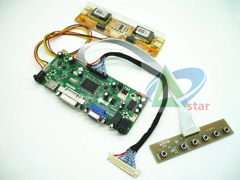 

HDMI+DVI+VGA+AUDIO LCD Controller Board kit 20.1" LM201WE3 (TL)(F2) 1680*1050 LCD controller board DIY kits