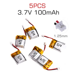 Batteria li-po 5 pcs 3.7V 100mAh per batteria Drone Hubsan Q4 Wltoys V272 Mini RC Quadcopter