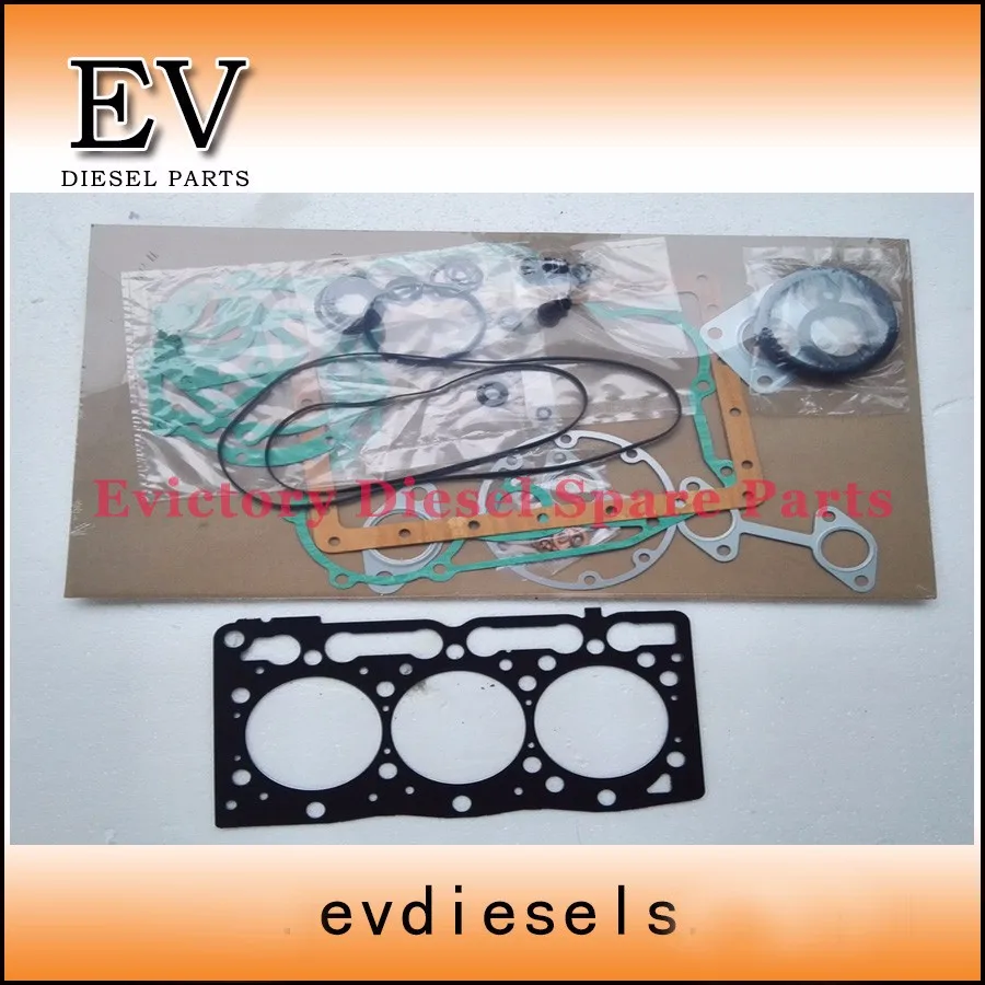 For Kubota engine repair D1805 piston piston ring full cylinder head gasket kit crankshaft/main bearing+con rod bearing