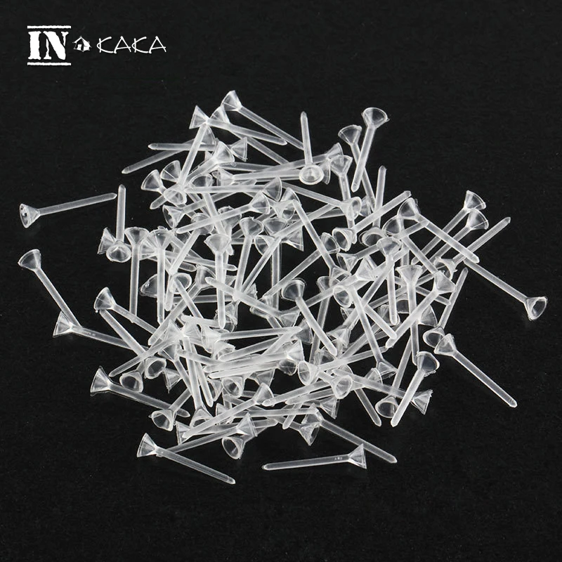 100pcs Micro Landscape garden Decoration Mini Action & Toy dolls Fixed Stick gum terrarium DIY Accessories Landscaping Materials