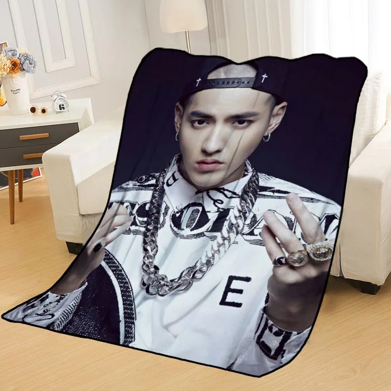 New Arrival Kris Wu Blankets Printing Soft Nap Blanket On Home/Sofa/Office Portable Travel Cover Blanket