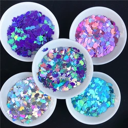 5*8 millimetri Ultrasottile Forma di Unicorno Paillettes Nails Glitter Paillettes Laser Per Unghie Artistiche Della Decorazione Del Corpo di Arte della Pittura Del Chiodo Fai Da Te decorazione