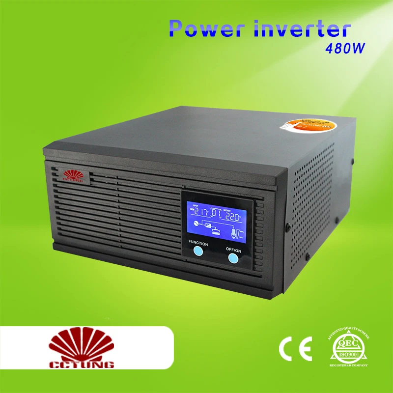 

600VA 480W Power Inverter Home Inverter System 85-275VAC Input 110V 220V 230V 240VAC Pure Sine Wave Output with 12V 24V Battery