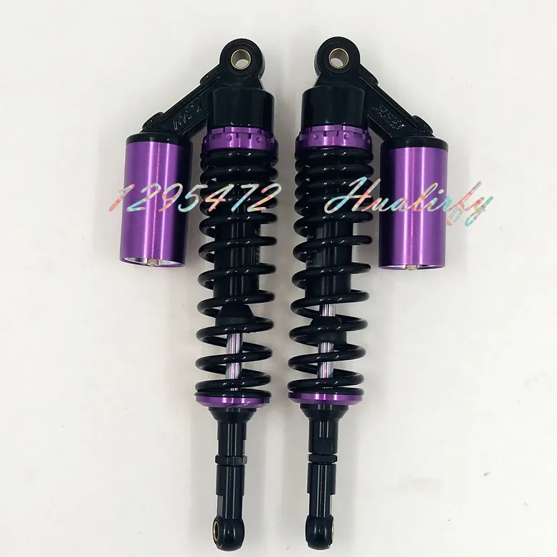 Universal 360mm Motorcycle Rear Nitrogen Shock Absorber Multicolor 7mm spring for honda yamaha suzuki Chrome red green Purple