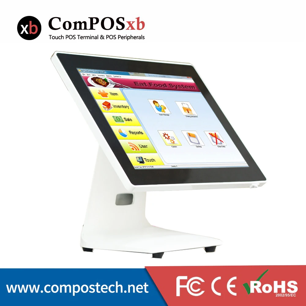 

Free Shipping Hight Speed Quad Core Tablet Payment POS 15-Inch Touch Screen Computer All In One PC Epos System