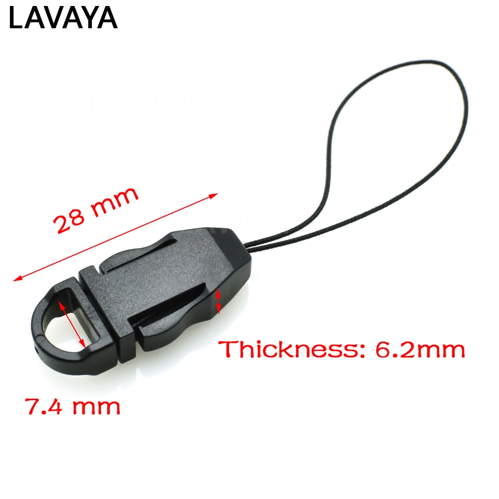 1pcs Webbing Size 8mm Detachable Buckle For Lanyard Worker Tag ID Card Holder Lanyard Accessories Mobile phone buckle