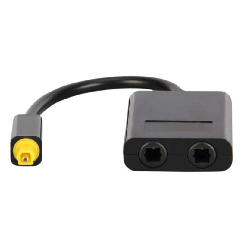 Optical Adapter Male To Female Distributor 1 in 2 Out Adapter Cable Accessories Splitter Fiber Audio Cable Replacement Digital