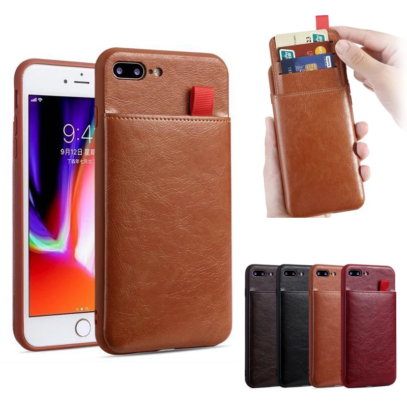 For iPhone 14 13 12 X XR XS Max Luxury PU Leather Card Slots Stand Personalized Phone Case Cover For iPhone 11 Pro Max 8 7 Plus