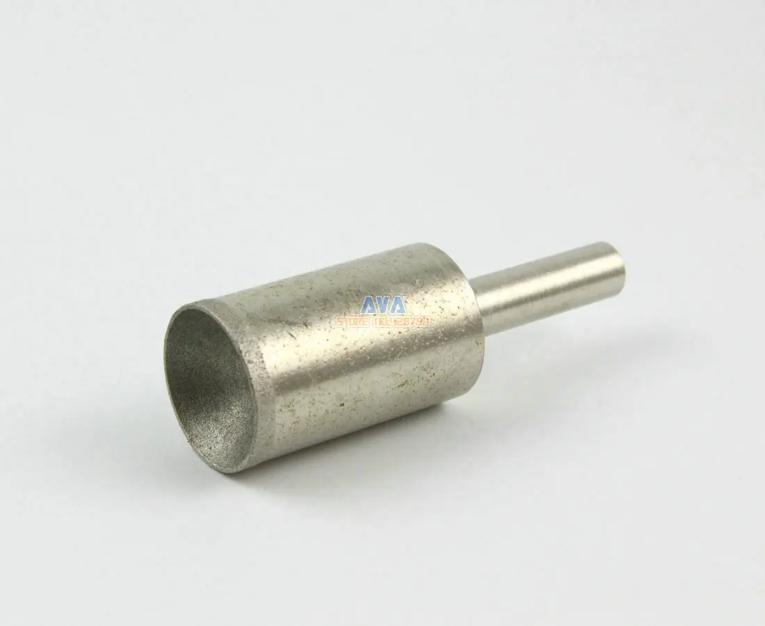 

3 Pcs 16mm Diamond Mounted Point Spherical Concave Head Grinding Bit Grit 600