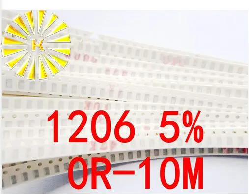 

170valuesX50pcs=8500pcs 1206 SMD Resistor Kit Assorted Kit 0R-1M ohm 5% Sample Kit Sample bag Fuse