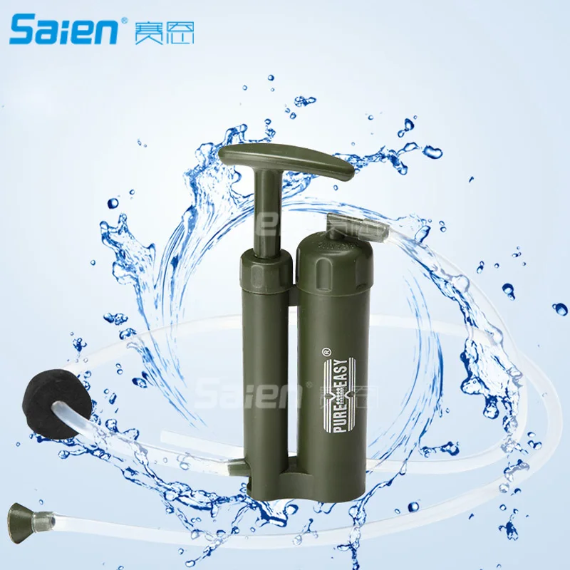 

2018 UPGRADED Personal Portable Water Filter, 3 Stage Purifier, Emergency Survival Gear, Outdoor, Hiking, Camping, Travel